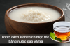 Top 5 cách kích thích mọc tóc bằng nước gạo và trà