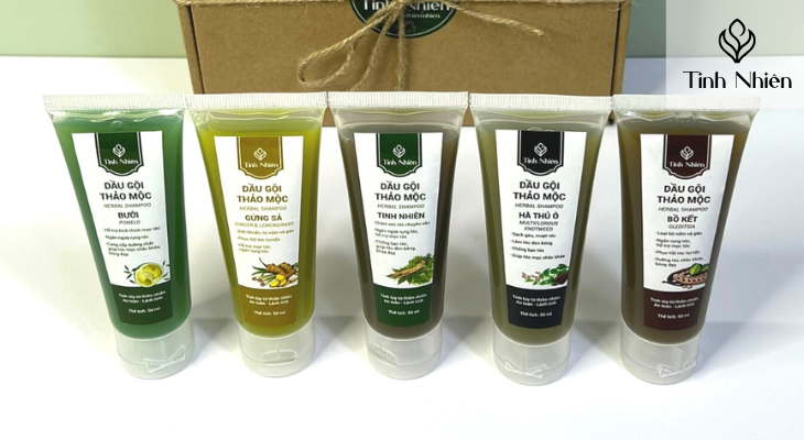 Chăm sóc tóc chắc khỏe với set dầu gội Tinh Nhiên size mini