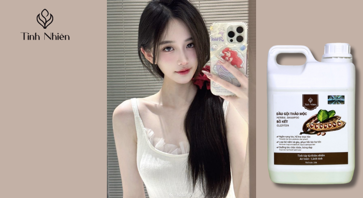 Kết hợp dầu gội Bồ Kết Tinh Nhiên can 2 lít với các loại hạt