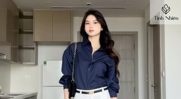 Quần jeans và áo sơ mi
