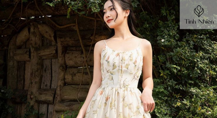 Váy hoa nhẹ nhàng