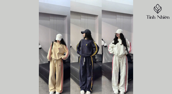 Áo sweater và quần jogger 