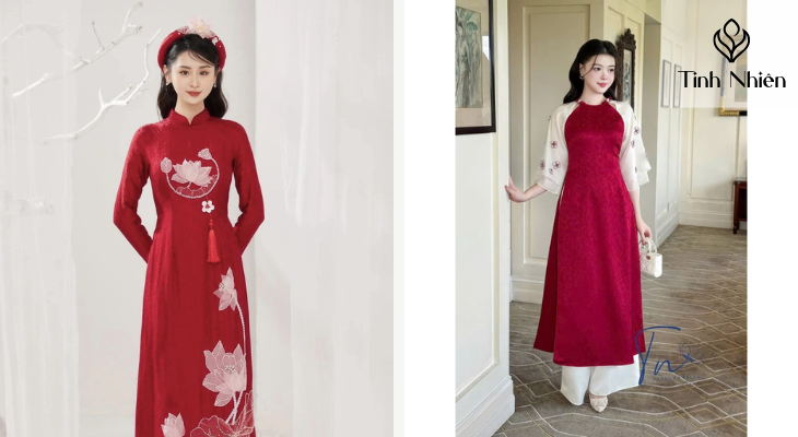 Áo dài truyền thống hoặc áo dài cách tân 