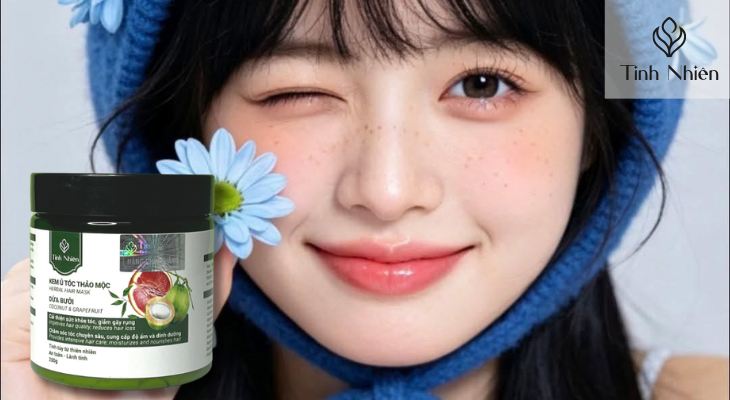 Kem phục hồi tóc hư tổn Dừa Bưởi