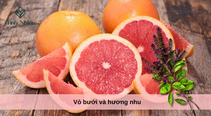 Vỏ bưởi và hương nhu