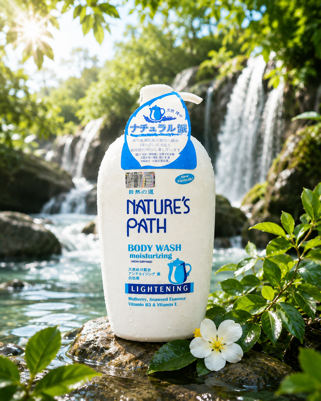 Sữa tắm dưỡng trắng da Nature’s Path - 1000ml