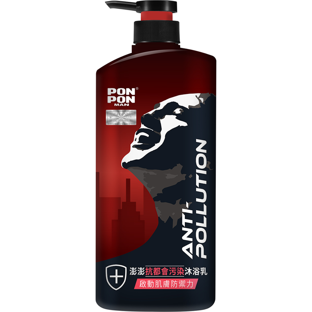 SỮA TẮM NAM, DIỆT KHUẨN, THẢI ĐỘC, SẠCH SÂU CHÂN LÔNG, CHỐNG OXY HÓA - PON PON MAN ANTI-POLLUTION BODY CLEANSER